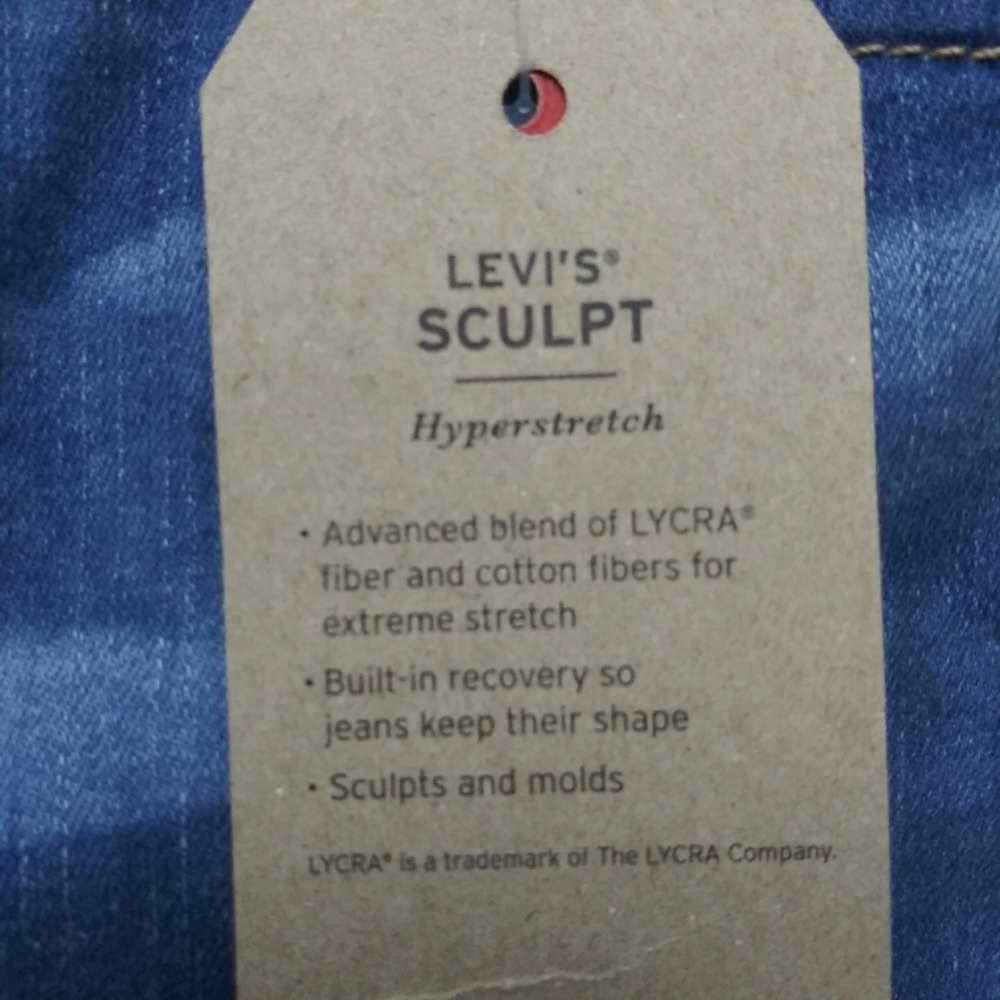 NWT Sz 0 Levi's 720 High Rise Super Skinny Jeans - Picture 4 of 13
